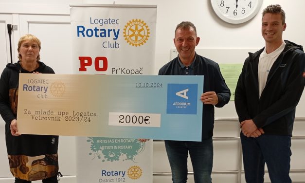 ZAHVALA Rotary clubu Logatec